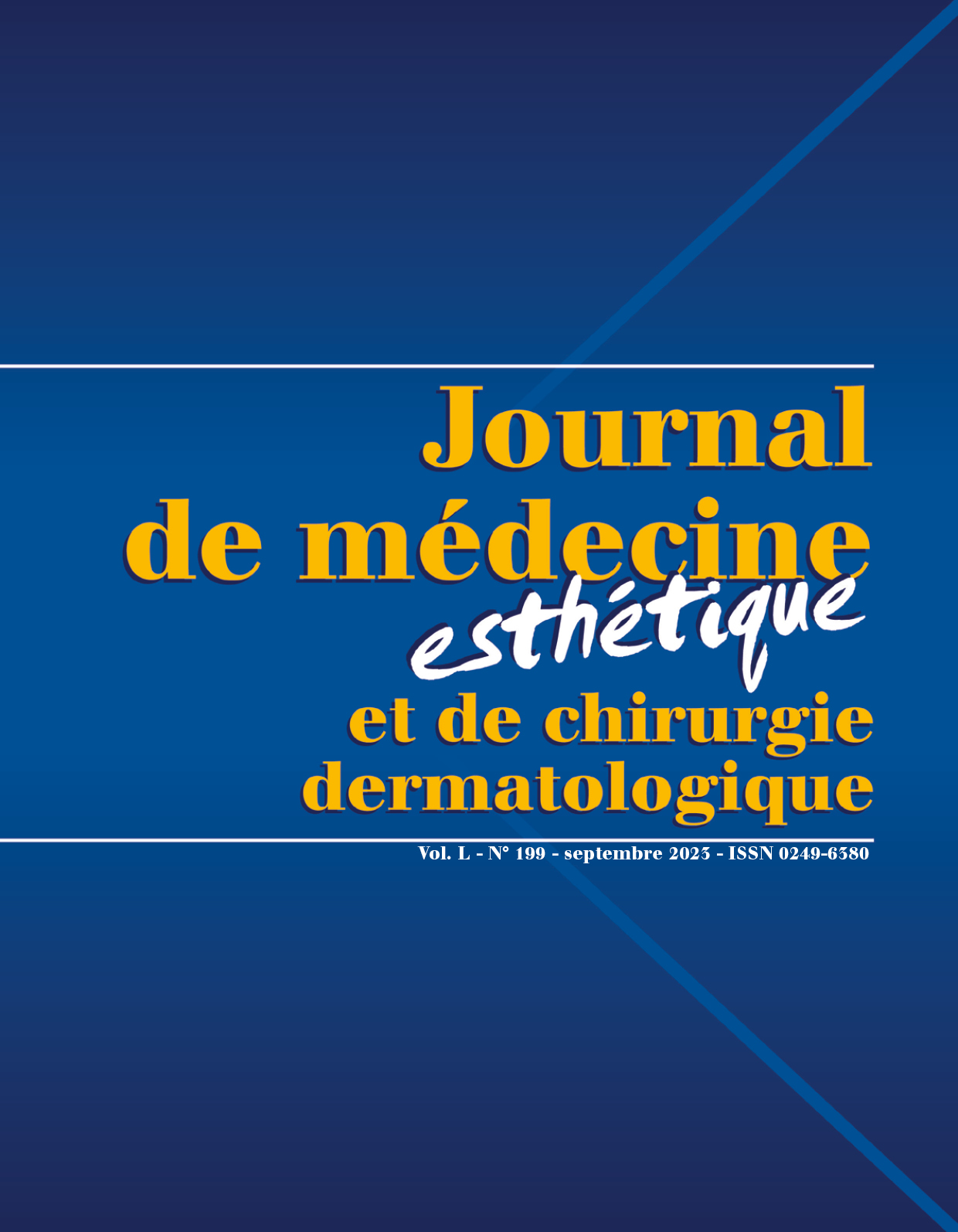 Journal de médecine esthétique